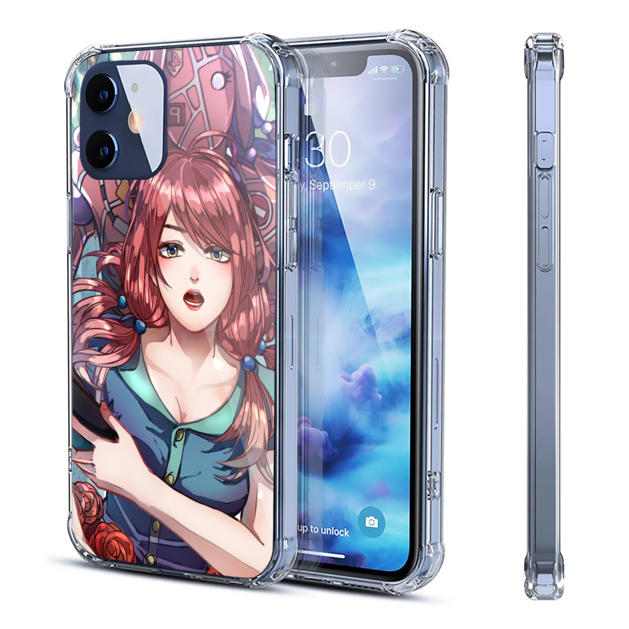 （画像用） ジョジョの奇妙な冒険 JoJo's Bizarre Adventure 【iPhone 12シリーズ対応】透明スマホケース（クリアソフトケース）